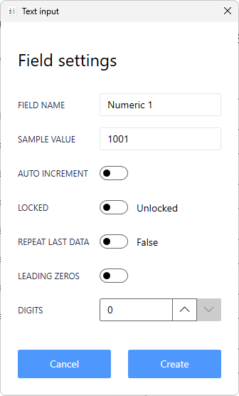 Dropdown Field Settings